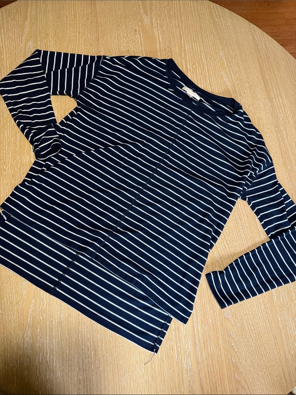 Canyon River Blues Navy and White Striped Long Sleeve Tee